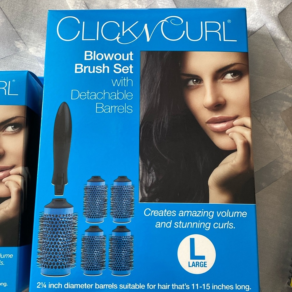 Click n Curl blowout brush set